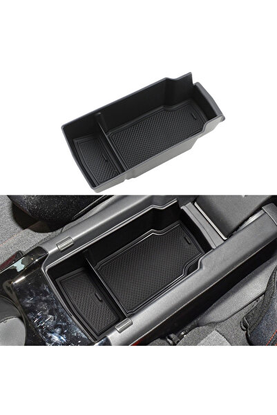 Choice black Armrest Storage Box Tray for Peugeot 2008 208 II 2019 2020 2021 ...