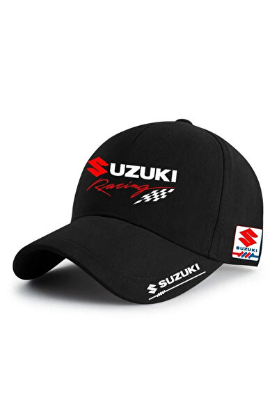Suzuki black Motorcycle Adjustable baseball cap Sun Hat For VSTROM DL250 DL65...