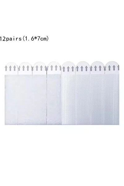 choice2 12 زوجًا - 16 × 70 سم، 12 زوجًا من شرائط لاصقة مزدوجة الجوانب، غير قا...