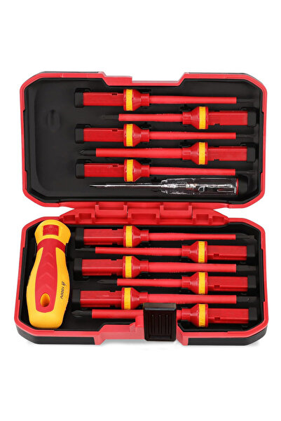 Choice مجموعة أدوات إصلاح كهربائية 13 في 1، تتضمن 13 قطعة من مفكات البراغي ال...