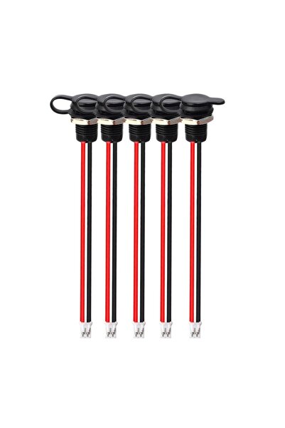 Choice4 5pcs black 1/20pcs USB Type C Connector Type-C Waterproof with Nut Lo...