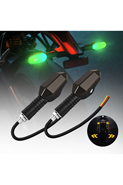 Choice 2PCS Lights 2PCS Motorcycle LED Turn Signal Lights with Ground Arrow P...