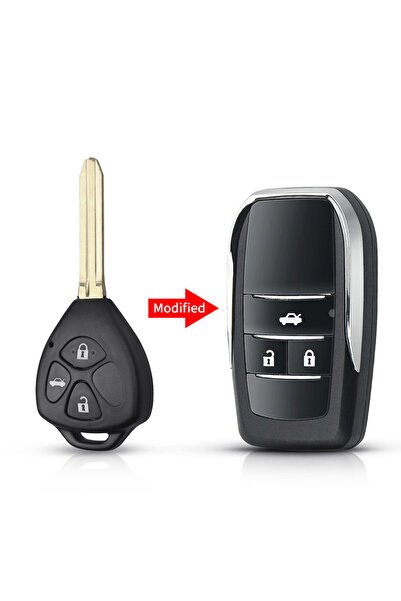 choice2 غطاء مفتاح KEYYOU بثلاثة أزرار، قابل للطي، ثنائي/ثلاثي/رباعي، مناسب ل...