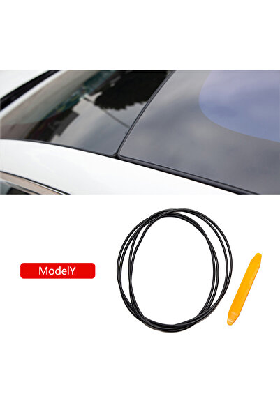 choice2 طقم شريط مانع للتسرب أسود اللون لسيارة تسلا موديل Y 3 هايلاند، واقي م...