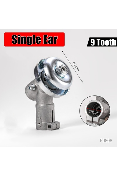 Choice4 رأس تروس جزازة العشب ذات 9 أسنان، مقاس 28 مم، بأذن واحدة، 26 مم/28 مم...