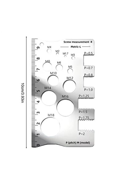 Choice أداة قياس وفحص خيوط البراغي، أداة قياس محمولة مضادة للانزلاق للصواميل.