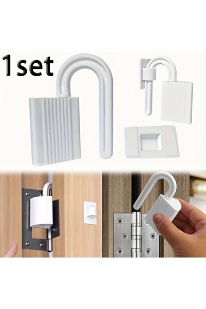 Choice مجموعة واحدة من سدادات فجوات الأبواب البيضاء المضادة للقرص، مناسبة لأب...