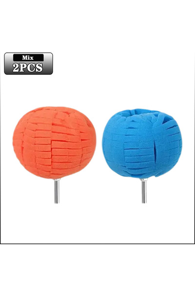 Choice إسفنجة تلميع مخروطية زرقاء - قطعة واحدة، من 1 إلى 4 قطع، رأس طحن، عجلة...