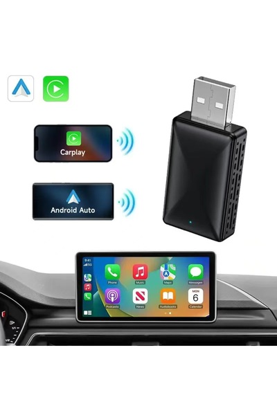 Choice محول كاربلاي لاسلكي ونظام أندرويد أوتو 2 في 1، سلكي ولاسلكي، صندوق ذكي...