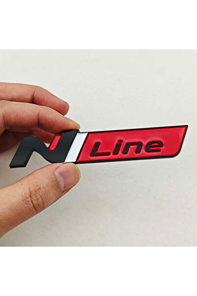 Choice1 Black Red 3D ABS Car Styling Logo N Line Nline Badge Rear Trunk Emble...