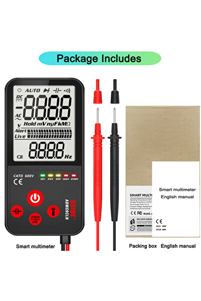 Choice ADMS9LN BSIDE جهاز قياس الفولتية الرقمي متعدد الوظائف الجديد لاختبار ج...