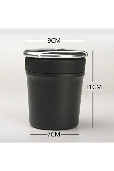 Choice منفضة سجائر أصلية سوداء اللون، قطعة واحدة، لتعديل المقصورة الداخلية لس...