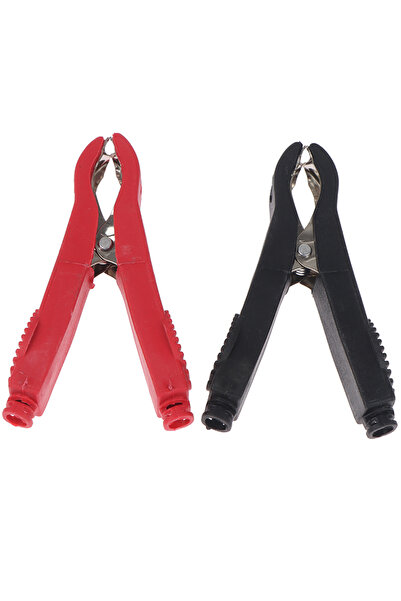 Choice مقاس واحد، قطعتان، 50 أمبير، أحمر + أسود، 75 مم، سلك اختبار بطارية معز...