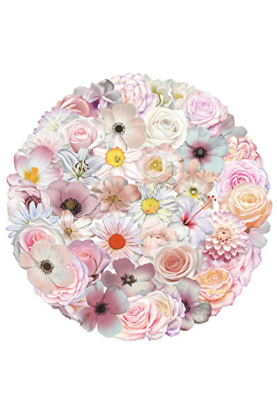 Choice1 50 قطعة، 10/30/50 قطعة، ملصقات زهور وردية شهيرة، مقاومة للماء، شفافة،...