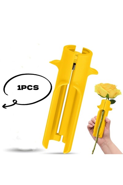 Choice3 أداة إزالة أشواك الورد الأصفر، مزيل أشواك الورد، مقشر أوراق، مزيل زهو...
