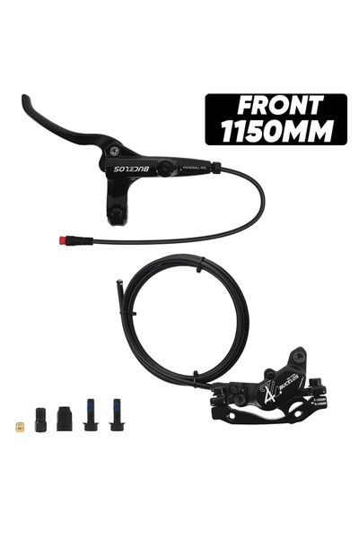 Choice3 BUCKLOS FRONT BUCKLOS 4-Piston Bike Hydraulic Brake Power Off E-Bike ...