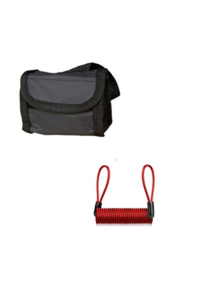 Choice قفل إنذار للدراجات النارية باللون الأحمر، حقيبة أكسفورد للدراجات البخا...