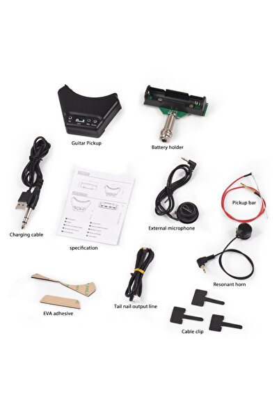 Choice Pickup Sound Hunter Guitar kup Wooden Guitar Sound Hole kup Board Doub...