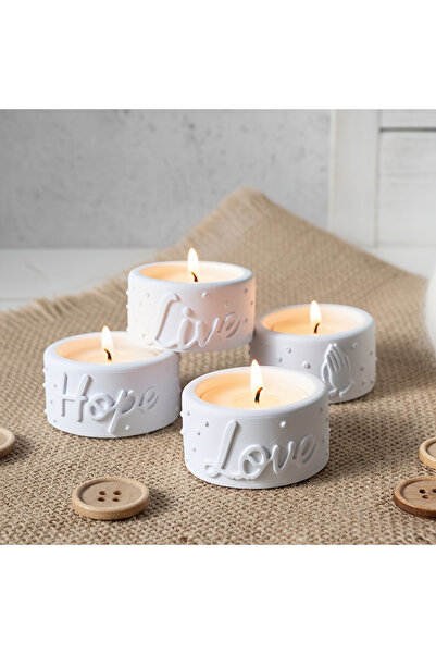 Choice 4-Cavity 243 4-Cavity Silicone Mold for Candle Making - Resin Casting ...