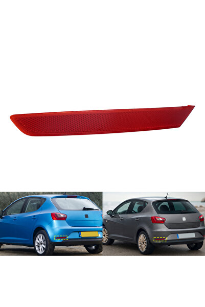 Choice For Seat Ibiza IV 6J HB 5 Door 12-17 Rear Bumper Reflector Lens Left 6...