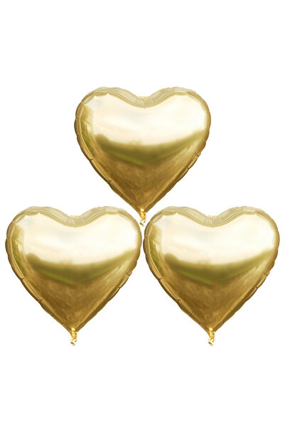 Choice Other 3 Pieces 3-Pack 30inch Heart-Shaped Aluminum Foil Balloons, Ligh...
