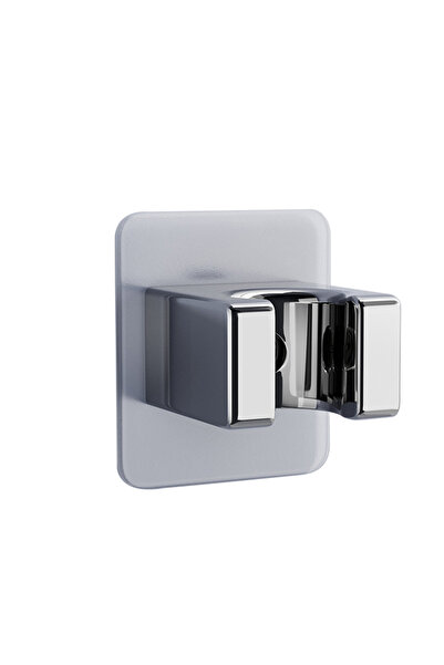 Choice Silver Punch-Free Shower Head Holder Waterproof Adjustable Polished Ha...