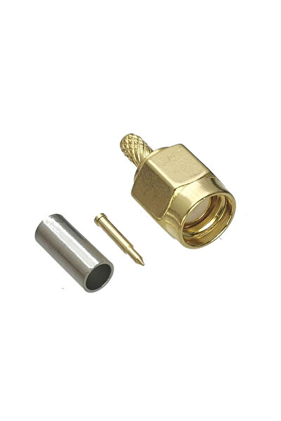 Choice8 SMA M For RG316 10Pcs SMA Male Plug Crimp RG316 RG174 LMR100 / RG58 R...