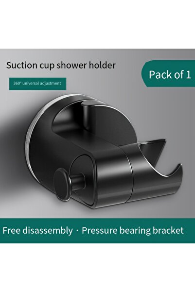 Choice black Easy to install shower head bracket without drilling, with adjus...