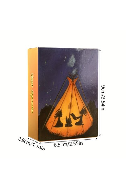 Choice مجموعة بطاقات قصص خيمة التخييم الأرجوانية، 84 قصة، رحلة أوديسي، رحلة ا...