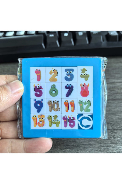 Choice قطعة واحدة من أحجية الأرقام الكرتونية العشوائية، لعبة ألغاز منزلقة، لع...