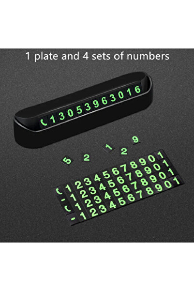 Choice Temporary Car Stop Car Parking Card Night Glowing Sign To Stop Car Car...