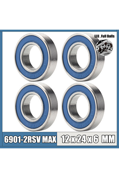 Choice 6901 2RSV MAX محمل 12*24*6 مم، 4 قطع، 6901-2RS كرات كاملة، قطع غيار إص...