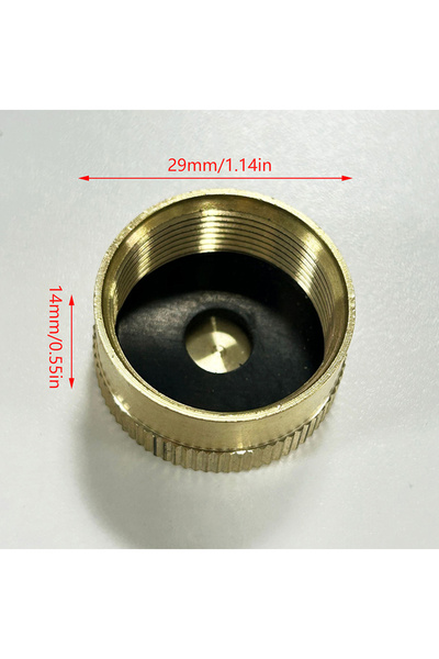 Choice one size Brass Refill Cap Propane Bottle Gas Tank Cylinder Sealed Cap ...