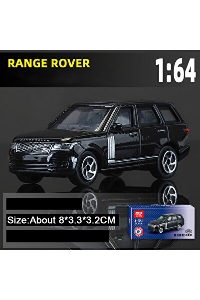 Choice3 سيارة رينج روفر سوداء بمقياس 1:64، لعبة نموذجية مصغرة، سيارة دفع رباع...