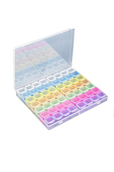 Choice 56 Corlor 1 x 5D Diamond Ainted Storage Box, 56 Grids for Bead Storage...