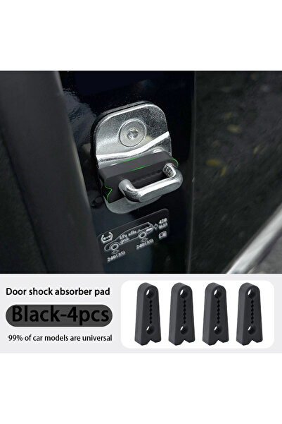 Choice5 وسادة واقٍ أسود اللون مكون من 4 قطع لأبواب السيارات، مناسب لجميع أنوا...