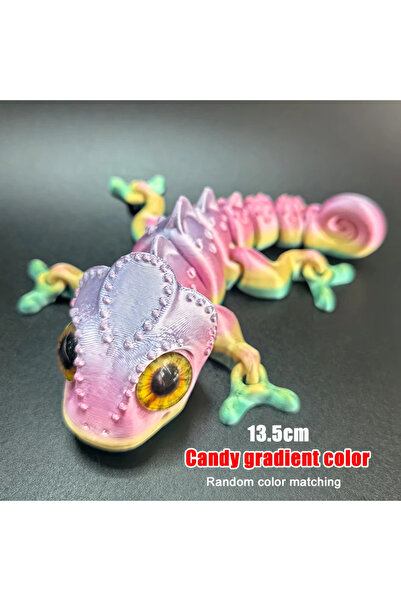 Choice لعبة كاندي ثلاثية الأبعاد على شكل حرباء، بطول 13.5 سم، لعبة متحركة لتخ...