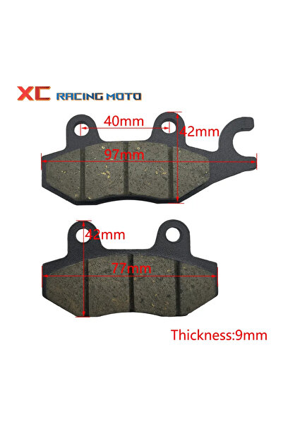 Choice وسادات فرامل أمامية وخلفية للدراجة النارية ياماها YFZ450 YFZ 450 ATV Y...