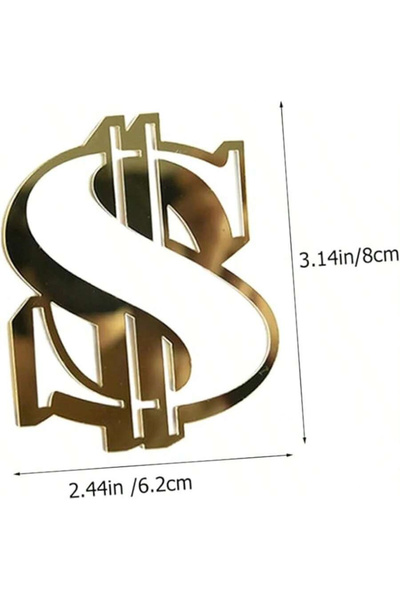 Choice MULTI 1PC Baking Cake Decoration Dollar Acrylic Cake Decoration Cards ...