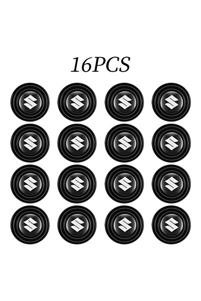 Suzuki 16 قطعة من ملصقات امتصاص الصوت البيضاء لأبواب السيارة، وسادات عازلة لل...