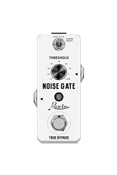 Choice دواسة بوابة الضوضاء Miwayer LEF-319 البيضاء | ملحق جيتار صغير لتقليل ا...