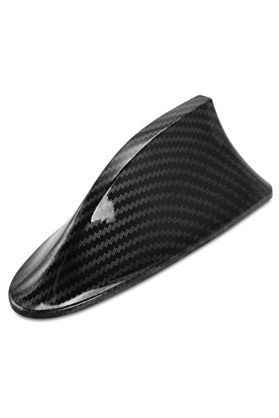Choice 16cm Universal Carbon Fiber Look Car Roof Top Mount Shark Fin Aerial A...