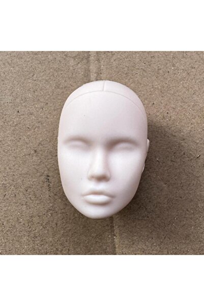 Choice little defectives 1pcs cream white Poppy Blank Face Doll Heads DIY Pra...