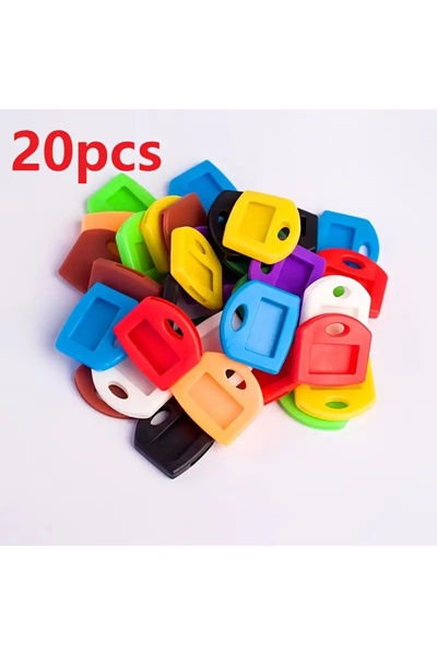 Choice Yellow Colorful Silicone Key Covers for Easy ID - Flexible & Durable I...