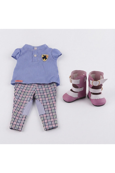 Choice طقم xm2013n445 بدلة ركوب الخيل، ملابس وأحذية وإكسسوارات للدمى، مناسبة ...