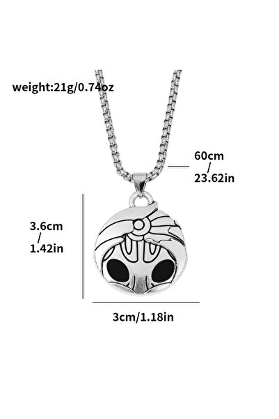 choice2 XL3456 إكسسوارات مجوهرات ألعاب عصرية، قلادة بتصميم هولو نايت، قلادة م...