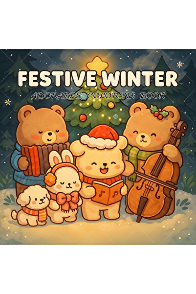 Choice كتاب تلوين شتوي متعدد الاستخدامات، لطيف ومريح، للكبار، كتاب رسم لطيف، ...