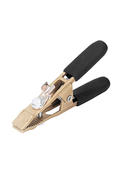 Choice1 مشبك سلك أرضي أسود على شكل حرف A، مشبك عمل تأريض نحاسي، كماشة لحام كه...