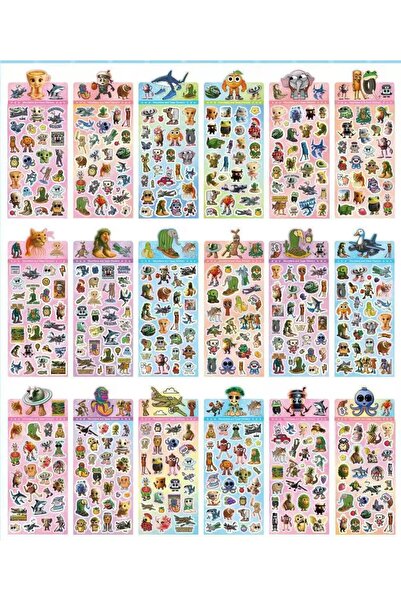 Choice3 مجموعة عشوائية من 20 قطعة من ملصقات الليزر (1/5/10/20 قطعة) - ملصقات ...