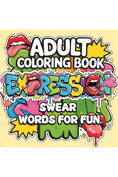 Choice كتاب تلوين ممتع للكبار والمراهقين يحتوي على كلمات بذيئة متعددة، ويضم أ...